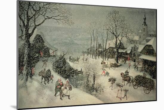 Winter-Lucas van Valckenborch-Mounted Giclee Print
