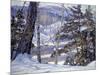 Winter-George Gardner Symons-Mounted Art Print