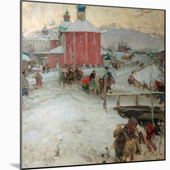 Winter-Abram Yefimovich Arkhipov-Mounted Giclee Print