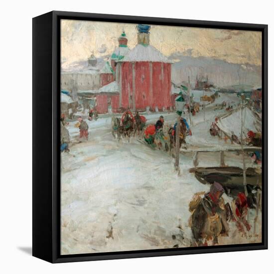 Winter-Abram Yefimovich Arkhipov-Framed Stretched Canvas