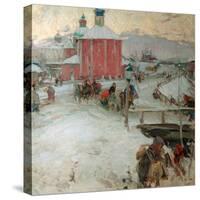 Winter-Abram Yefimovich Arkhipov-Stretched Canvas
