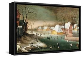 Winter-Abel Grimmer-Framed Stretched Canvas