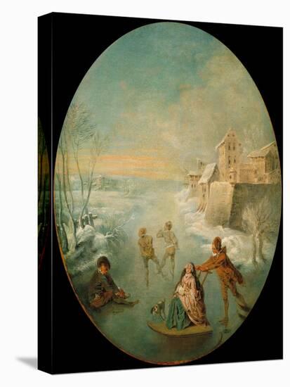 Winter-Jean-Baptiste Pater-Stretched Canvas