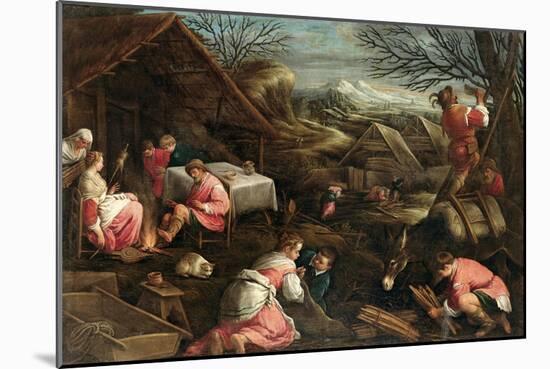 Winter-Jacopo Bassano-Mounted Giclee Print