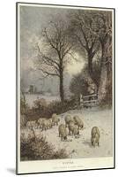 Winter-Myles Birket Foster-Mounted Giclee Print