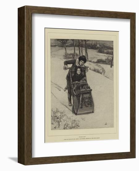 Winter-Sir Lawrence Alma-Tadema-Framed Giclee Print