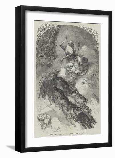 Winter-William Harvey-Framed Giclee Print