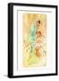 Winter-Alphonse Mucha-Framed Art Print