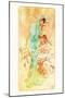 Winter-Alphonse Mucha-Mounted Art Print