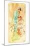 Winter-Alphonse Mucha-Mounted Art Print