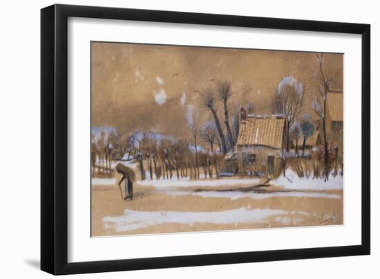 Winter-Vincent van Gogh-Framed Giclee Print