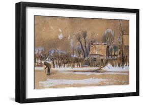 Winter-Vincent van Gogh-Framed Giclee Print