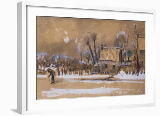 Winter-Vincent van Gogh-Framed Giclee Print