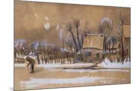 Winter-Vincent van Gogh-Mounted Giclee Print