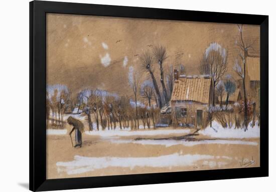 Winter-Vincent van Gogh-Framed Giclee Print