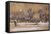 Winter-Vincent van Gogh-Framed Stretched Canvas