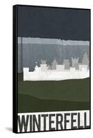 Winterfell Retro Travel-null-Framed Stretched Canvas