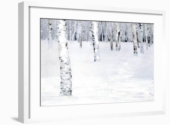 Winterland Path-Parker Greenfield-Framed Art Print