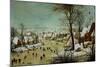 Winterlandscape (1601)-Pieter Brueghel the Younger-Mounted Giclee Print