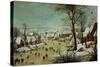 Winterlandscape (1601)-Pieter Brueghel the Younger-Stretched Canvas