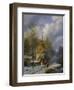 Winterlandschaft an Einer Kirche-Barend Cornelis Koekkoek-Framed Giclee Print