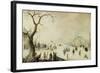 Winterlandschaft-Hendrick Avercamp-Framed Giclee Print