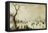 Winterlandschaft-Hendrick Avercamp-Framed Stretched Canvas