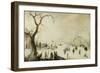 Winterlandschaft-Hendrick Avercamp-Framed Giclee Print