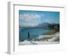 Winterly Lake Tahoe-Albert Bierstadt-Framed Giclee Print