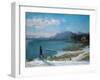 Winterly Lake Tahoe-Albert Bierstadt-Framed Giclee Print