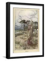 Winters Tale - Perdita-Arthur Rackham-Framed Art Print