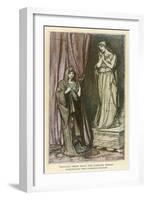 Winters Tale - Statue-Arthur Rackham-Framed Art Print