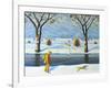 Winters Walk, 2005-Radi Nedelchev-Framed Giclee Print