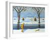 Winters Walk, 2005-Radi Nedelchev-Framed Giclee Print