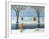 Winters Walk, 2005-Radi Nedelchev-Framed Giclee Print