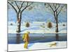 Winters Walk, 2005-Radi Nedelchev-Mounted Giclee Print