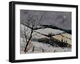 Winterscene 4531-Pol Ledent-Framed Art Print