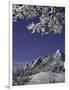 Winterscene of the Flatirons in Boulder, Colorado-D?rte Pietron-Framed Premium Photographic Print