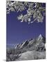 Winterscene of the Flatirons in Boulder, Colorado-D?rte Pietron-Mounted Premium Photographic Print