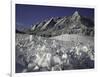 Winterscene of the Flatirons in Boulder, Colorado-Dörte Pietron-Framed Premium Photographic Print