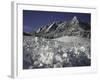 Winterscene of the Flatirons in Boulder, Colorado-Dörte Pietron-Framed Photographic Print