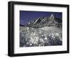 Winterscene of the Flatirons in Boulder, Colorado-Dörte Pietron-Framed Photographic Print