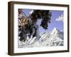 Winterscene of the Flatirons in Boulder, Colorado-Dörte Pietron-Framed Photographic Print