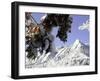 Winterscene of the Flatirons in Boulder, Colorado-Dörte Pietron-Framed Photographic Print