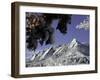 Winterscene of the Flatirons in Boulder, Colorado-Dörte Pietron-Framed Photographic Print