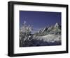 Winterscene of the Flatirons in Boulder, Colorado-Dörte Pietron-Framed Photographic Print