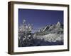 Winterscene of the Flatirons in Boulder, Colorado-Dörte Pietron-Framed Photographic Print