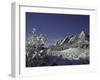 Winterscene of the Flatirons in Boulder, Colorado-Dörte Pietron-Framed Photographic Print