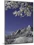 Winterscene of the Flatirons in Boulder, Colorado-D?rte Pietron-Mounted Photographic Print