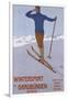 Wintersport in Graubunden, 1906-Walter Koch-Framed Giclee Print